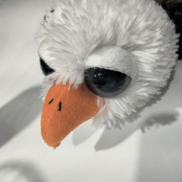 Caltoy Bald Eagle Puppet Stuffed Plush Toy Soft Fluffy Bird - Picture 3 of 8